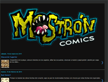 Tablet Screenshot of mostroncomics.blogspot.com