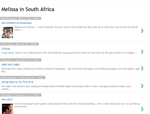 Tablet Screenshot of melissaroussin.blogspot.com