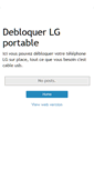 Mobile Screenshot of debloquer-lg-portable.blogspot.com