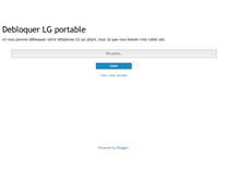 Tablet Screenshot of debloquer-lg-portable.blogspot.com