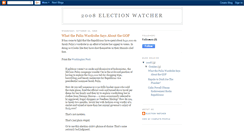 Desktop Screenshot of 2008electionwatch.blogspot.com