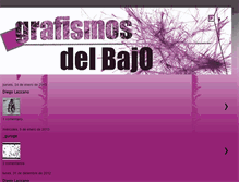 Tablet Screenshot of grafismosdelbajo.blogspot.com