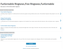 Tablet Screenshot of funformobile-ringtones.blogspot.com