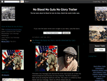 Tablet Screenshot of no-blood-no-guts-no-glory-trailer.blogspot.com