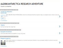 Tablet Screenshot of da2006antartica.blogspot.com