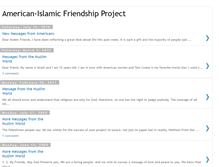 Tablet Screenshot of american-islamicfriendshipproject.blogspot.com