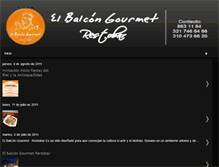 Tablet Screenshot of elbalcongourmet.blogspot.com