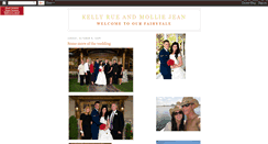 Desktop Screenshot of mollieandkelly.blogspot.com