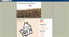 Desktop Screenshot of jordanian-observations.blogspot.com