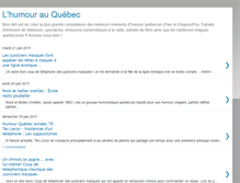 Tablet Screenshot of humour-au-quebec.blogspot.com