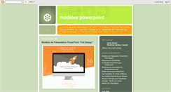 Desktop Screenshot of modeles-powerpoint.blogspot.com