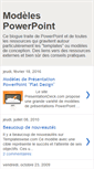 Mobile Screenshot of modeles-powerpoint.blogspot.com