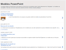 Tablet Screenshot of modeles-powerpoint.blogspot.com