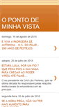 Mobile Screenshot of opontodeminhavista.blogspot.com