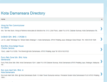 Tablet Screenshot of kotadamansaradirectory.blogspot.com