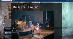 Desktop Screenshot of megustalamusic.blogspot.com