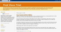 Desktop Screenshot of firstvioxxtrial.blogspot.com