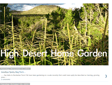 Tablet Screenshot of highdeserthomegarden.blogspot.com