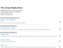 Tablet Screenshot of chaosradioshow.blogspot.com