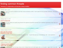 Tablet Screenshot of findingcommonthreads.blogspot.com