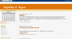 Desktop Screenshot of espelhodeagua.blogspot.com