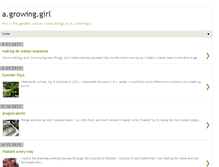 Tablet Screenshot of agrowinggirl.blogspot.com
