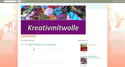 Desktop Screenshot of kreativmitwolle.blogspot.com