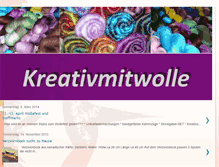 Tablet Screenshot of kreativmitwolle.blogspot.com