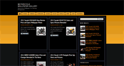 Desktop Screenshot of motorcycle-wallpaper-gallery.blogspot.com