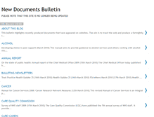 Tablet Screenshot of newdocumentsbulletin.blogspot.com