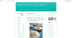 Desktop Screenshot of destinyskitchen.blogspot.com