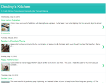 Tablet Screenshot of destinyskitchen.blogspot.com