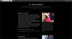 Desktop Screenshot of negrareportandose.blogspot.com