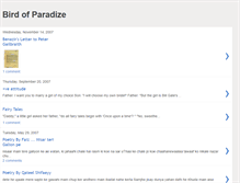 Tablet Screenshot of bird-of-paradise.blogspot.com