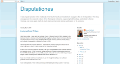 Desktop Screenshot of disputationes.blogspot.com