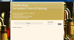 Desktop Screenshot of parsleysoup.blogspot.com
