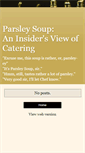 Mobile Screenshot of parsleysoup.blogspot.com