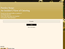 Tablet Screenshot of parsleysoup.blogspot.com