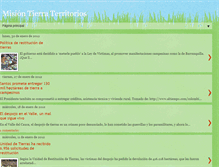 Tablet Screenshot of misiontierraterritorios.blogspot.com