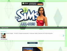 Tablet Screenshot of los-sims-2-alacarte.blogspot.com