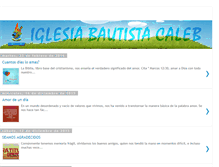 Tablet Screenshot of iglesiabautistacaleb.blogspot.com