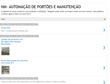 Tablet Screenshot of nmautomacoesdeportoes.blogspot.com