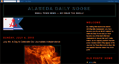 Desktop Screenshot of alamedadailynoose.blogspot.com