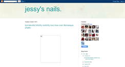 Desktop Screenshot of jessysnails.blogspot.com