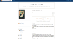 Desktop Screenshot of lizasfibers.blogspot.com