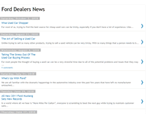 Tablet Screenshot of forddealersnews.blogspot.com