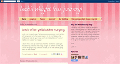 Desktop Screenshot of leahsweightlossjourney84.blogspot.com