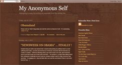 Desktop Screenshot of myanonself.blogspot.com