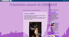 Desktop Screenshot of ofantasticomundodadeborah.blogspot.com