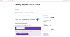 Desktop Screenshot of fishingreportsa.blogspot.com